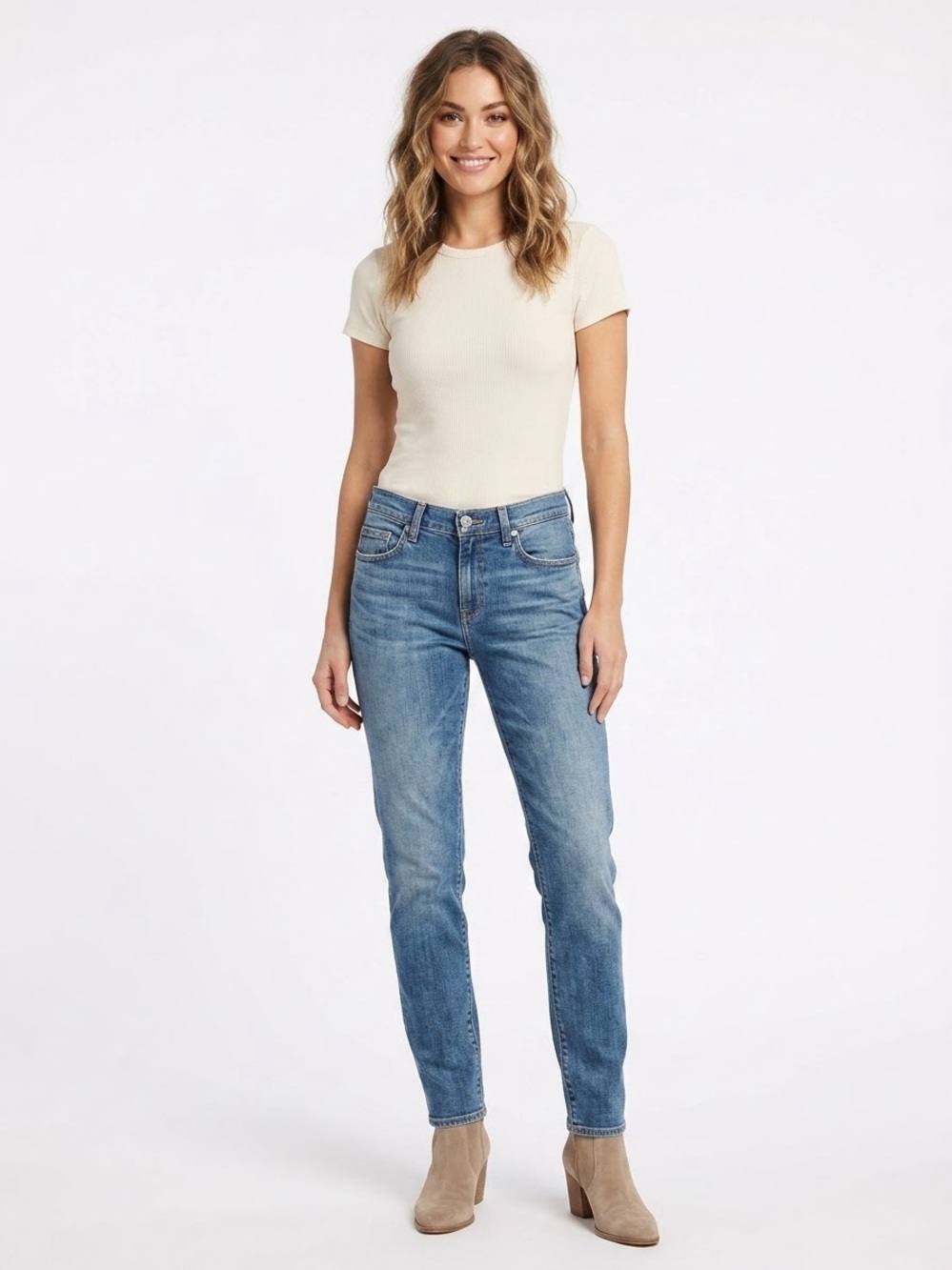 Rag & Bone Dre Jeans Size 27 Medium Wash Premium Denim
